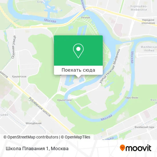 Карта Школа Плавания 1