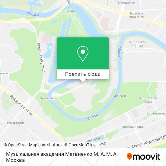 Карта Музыкальная академия Матвиенко М. А. М. А
