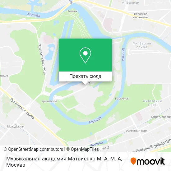 Карта Музыкальная академия Матвиенко М. А. М. А