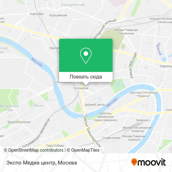 Карта Экспо Медиа центр