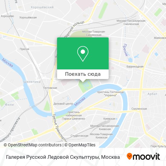Карта Галерея Русской Ледовой Скульптуры