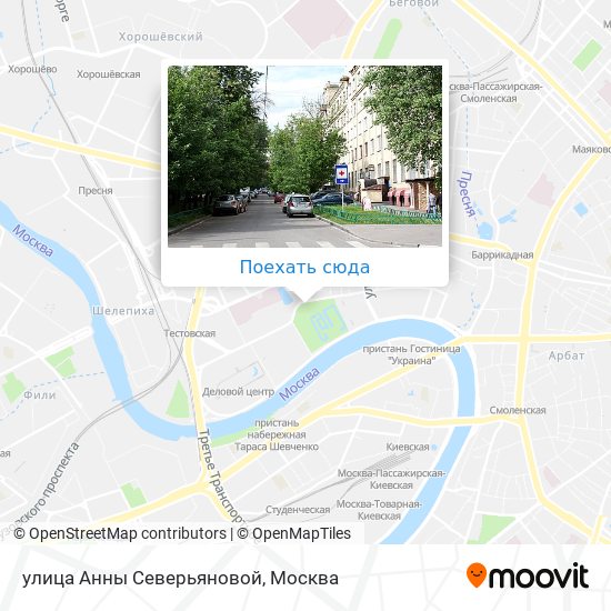 Карта улица Анны Северьяновой
