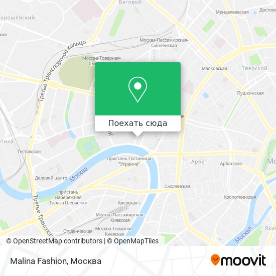 Карта Malina Fashion