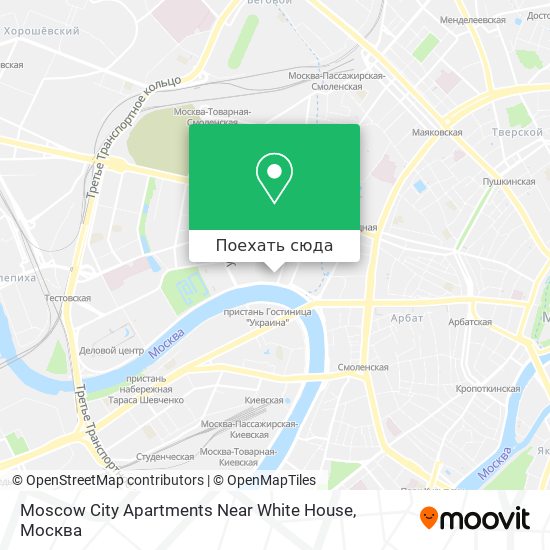 Карта Moscow City Apartments Near White House