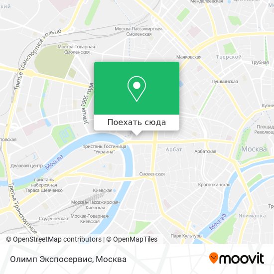 Карта Олимп Экспосервис