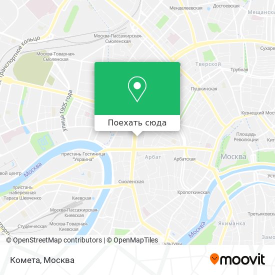 Карта Комета