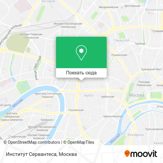 Карта Институт Сервантеса
