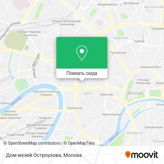 Карта Дом-музей Остроухова