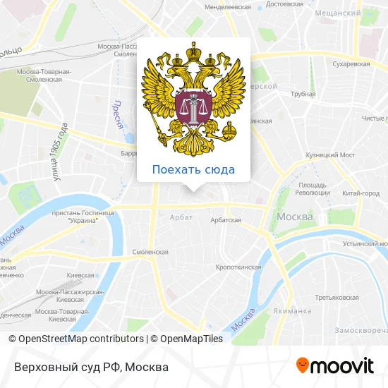 Карта Верховный суд РФ