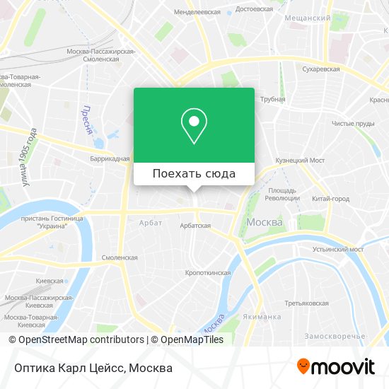 Карта Оптика Карл Цейсс
