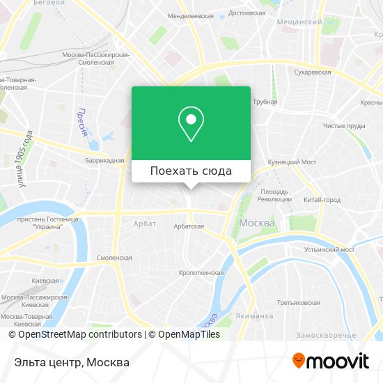 Карта Эльта центр