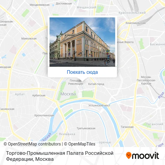 Карта Торгово-Промышленная Палата Российской Федерации