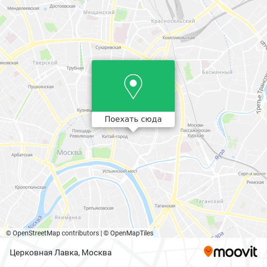 Карта Церковная Лавка