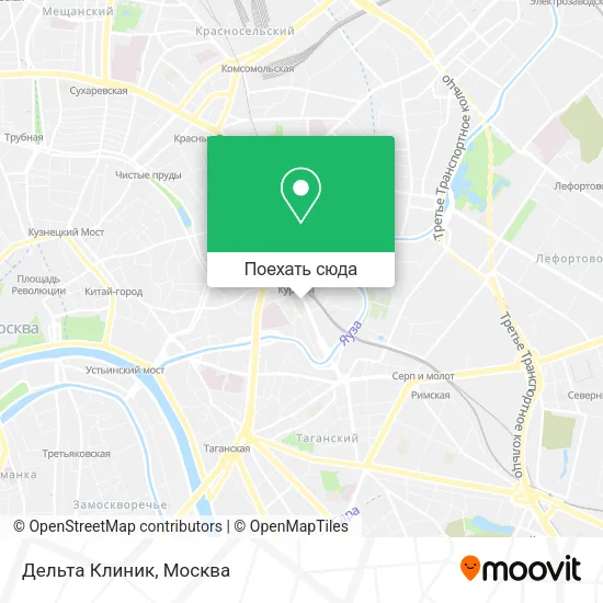 Карта Дельта Клиник