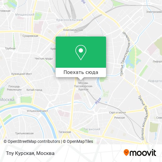 Карта Тпу Курская