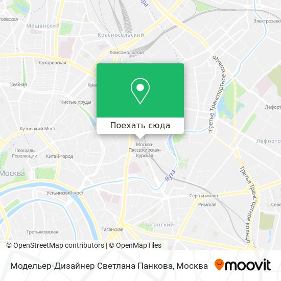 Карта Модельер-Дизайнер Светлана Панкова