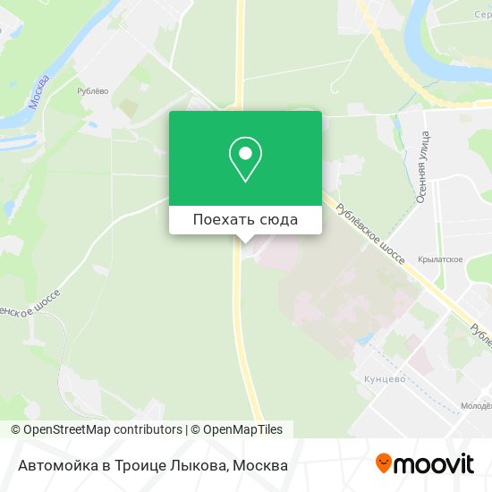 Карта Автомойка в Троице Лыкова