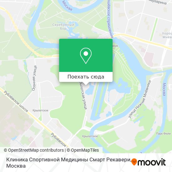 Карта Клиника Спортивной Медицины Смарт Рекавери
