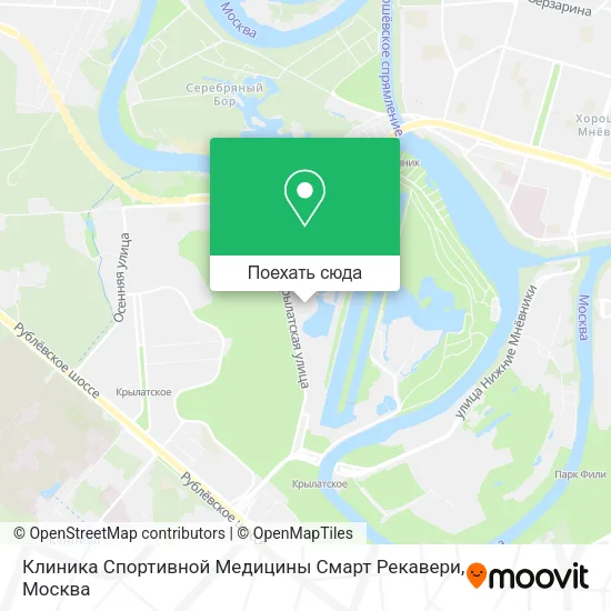 Карта Клиника Спортивной Медицины Смарт Рекавери