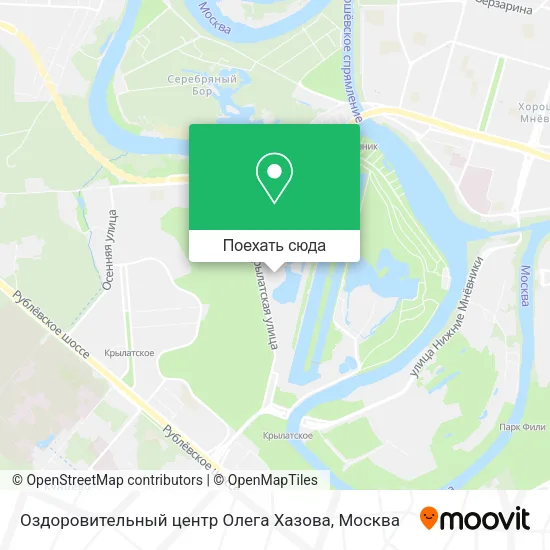 Карта Оздоровительный центр Олега Хазова