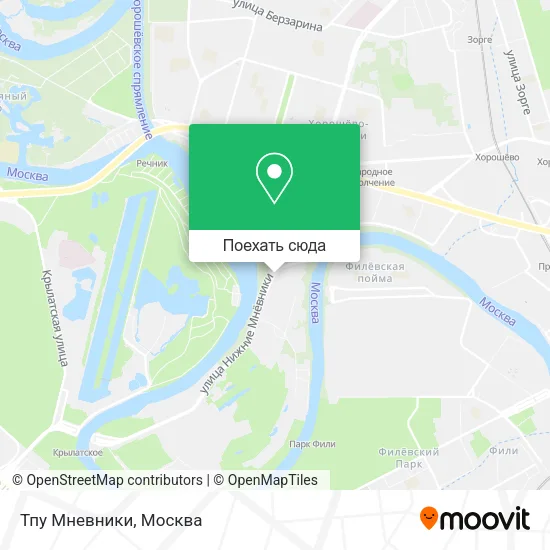 Карта Тпу Мневники