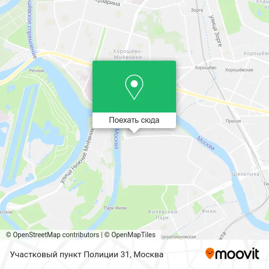 Карта Участковый пункт Полиции 31