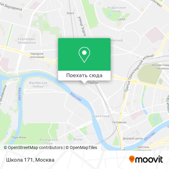 Карта Школа 171
