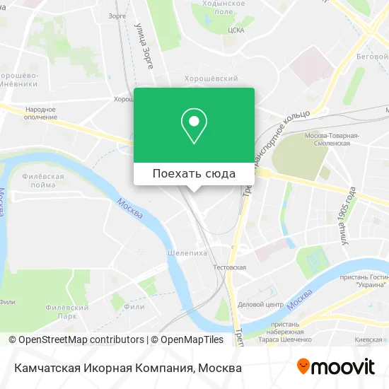 Карта Камчатская Икорная Компания
