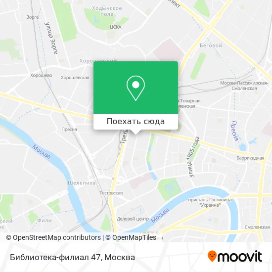 Карта Библиотека-филиал 47
