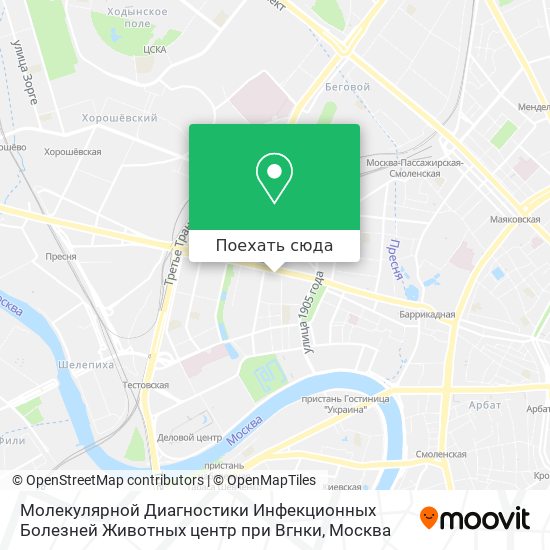Карта Молекулярной Диагностики Инфекционных Болезней Животных центр при Вгнки