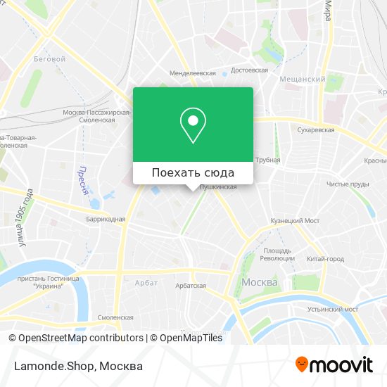 Карта Lamonde.Shop