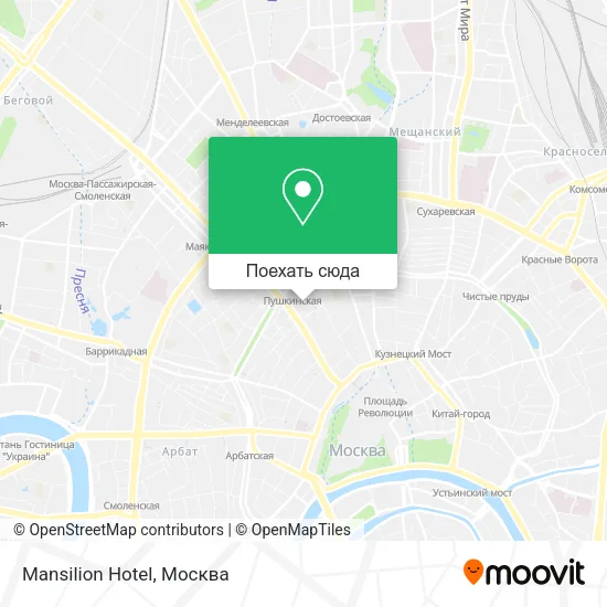Карта Mansilion Hotel