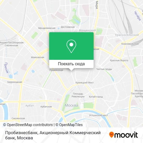 Карта Пробизнесбанк, Акционерный Коммерческий банк