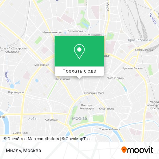 Карта Миэль