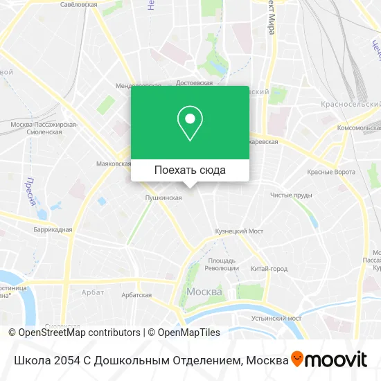 Карта Школа 2054 С Дошкольным Отделением