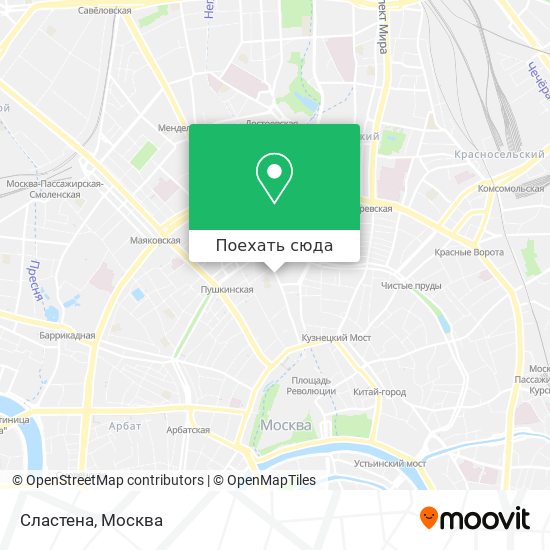Карта Сластена