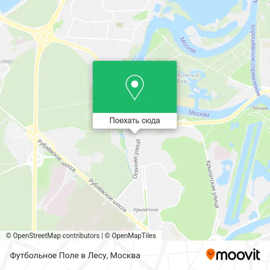 Карта Футбольное Поле в Лесу