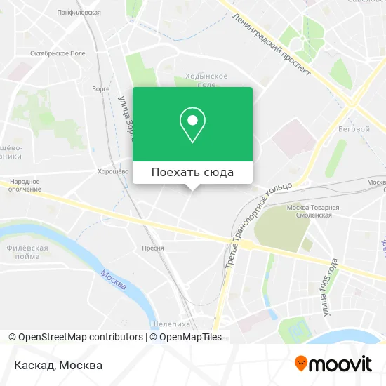 Карта Каскад
