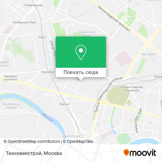 Карта Техновекстрой