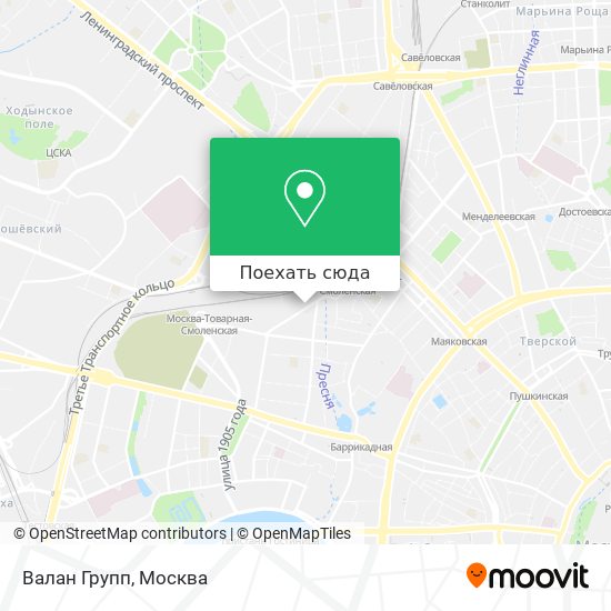 Карта Валан Групп