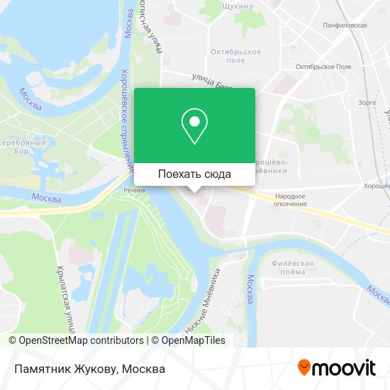 Карта Памятник Жукову