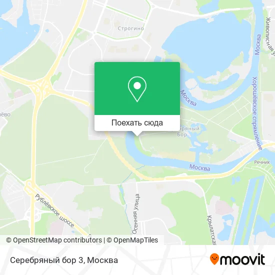 Карта Серебряный бор 3