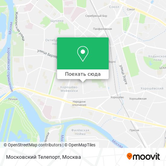 Карта Московский Телепорт