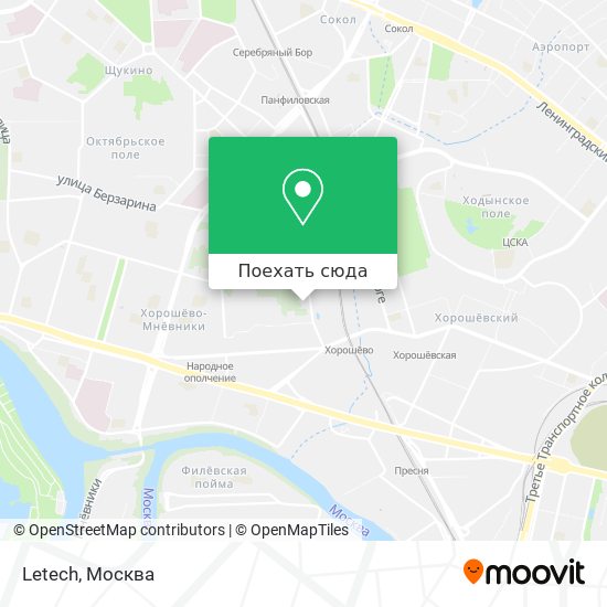 Карта Letech