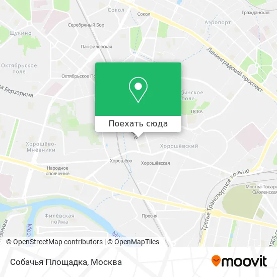 Карта Собачья Площадка