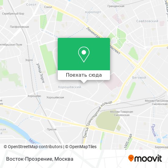 Карта Восток-Прозрение
