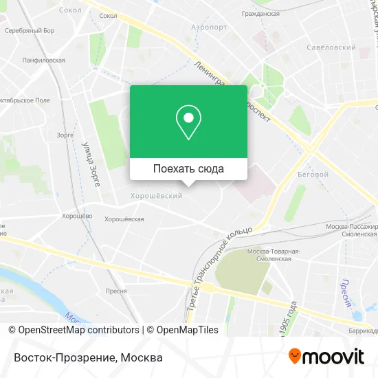 Карта Восток-Прозрение
