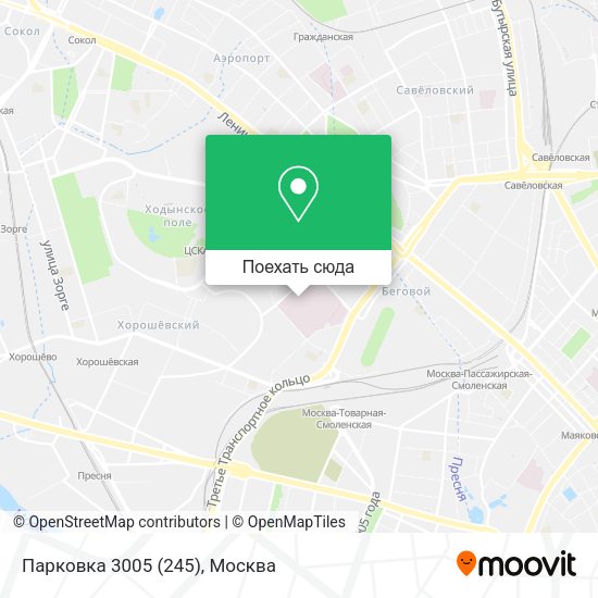 Карта Парковка 3005 (245)