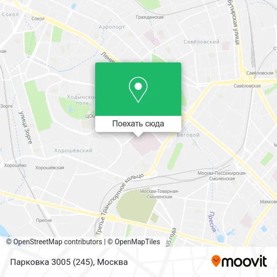 Карта Парковка 3005 (245)