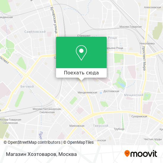 Карта Магазин Хозтоваров